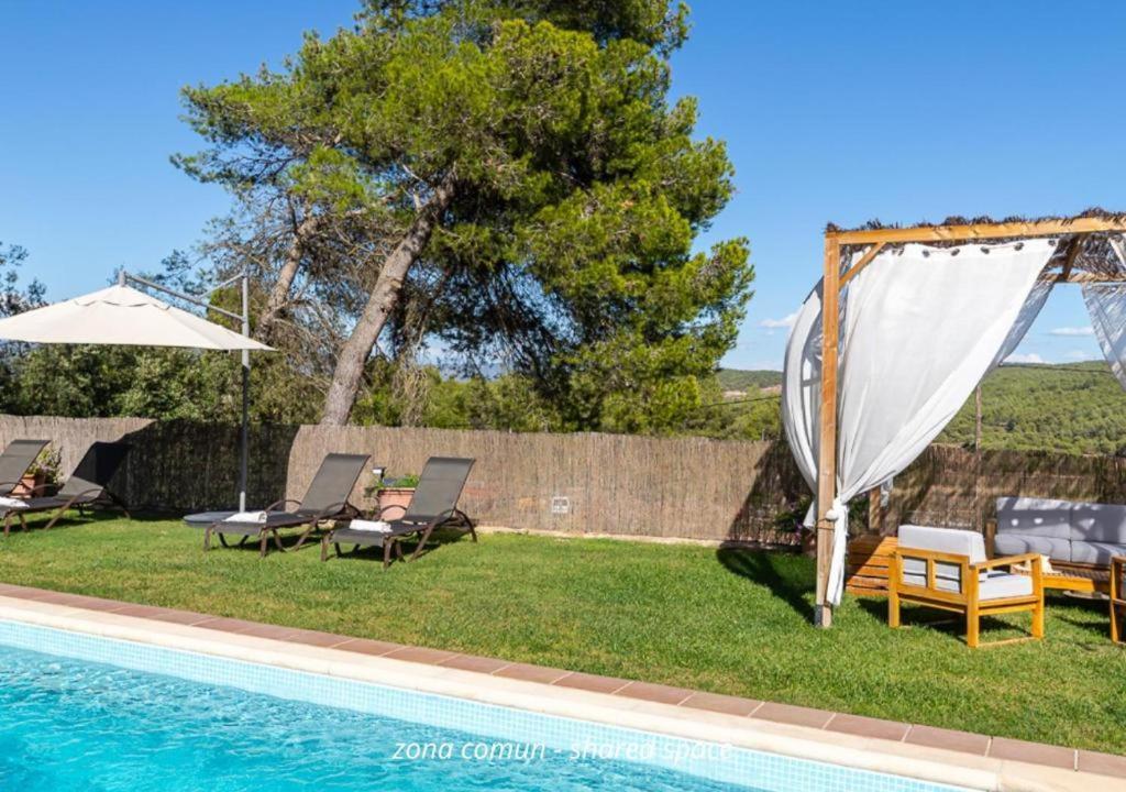 Masia Aubareda San Martín de Tous Dış mekan fotoğraf